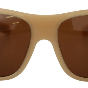 Dolce & Gabbana Elegant Cream Swarovski Sunglasses