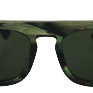 Dolce &amp; Gabbana Gafas de sol elegantes verdes con protección UV