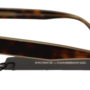 Dolce &amp; Gabbana Chic Unisex Brown Acetate Sunglasses