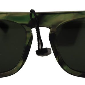 Dolce & Gabbana Chic Green Acetate Women's Sunglasses