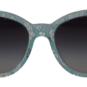 Dolce &amp; Gabbana Sicilian Lace Crystal-Infused Sunglasses