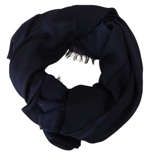 GF Ferre Elegant Fringed Wool Blend Scarf