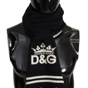 Dolce &amp; Gabbana Elegant Cashmere Men's Scarf Wrap