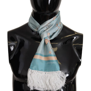 Dolce &amp; Gabbana Elegant Silk Scarf with Shell Motif