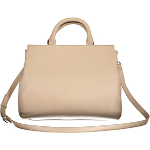 BYBLOS Beige Elegance Dual Compartment Handbag