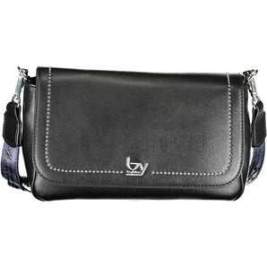 BYBLOS Elegant Black Contrasting Detail Handbag