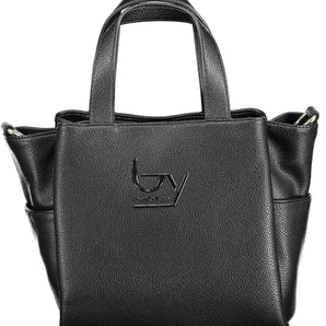 BYBLOS Elegante bolso negro con múltiples bolsillos