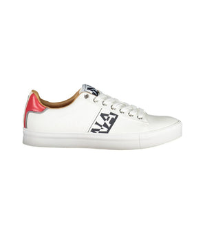 Napapijri white polyester sneakers