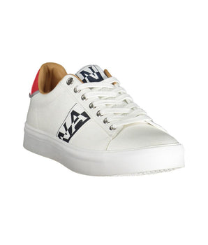 Napapijri white polyester sneakers