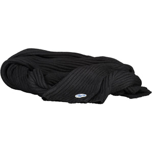 Bufanda negra elegante de materiales mixtos de North Sails