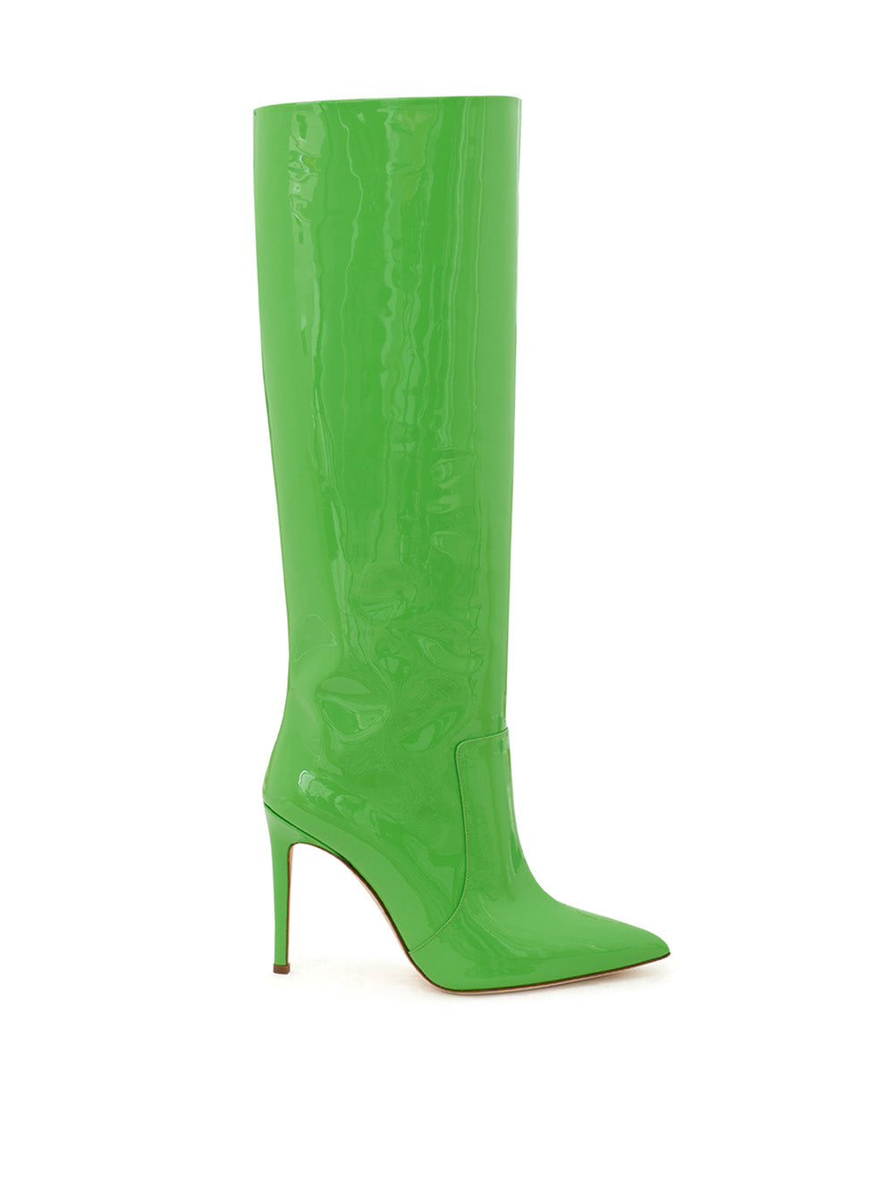 Paris Texas Green Patent Leather Boot, Nahim - Luxury Wardrobe