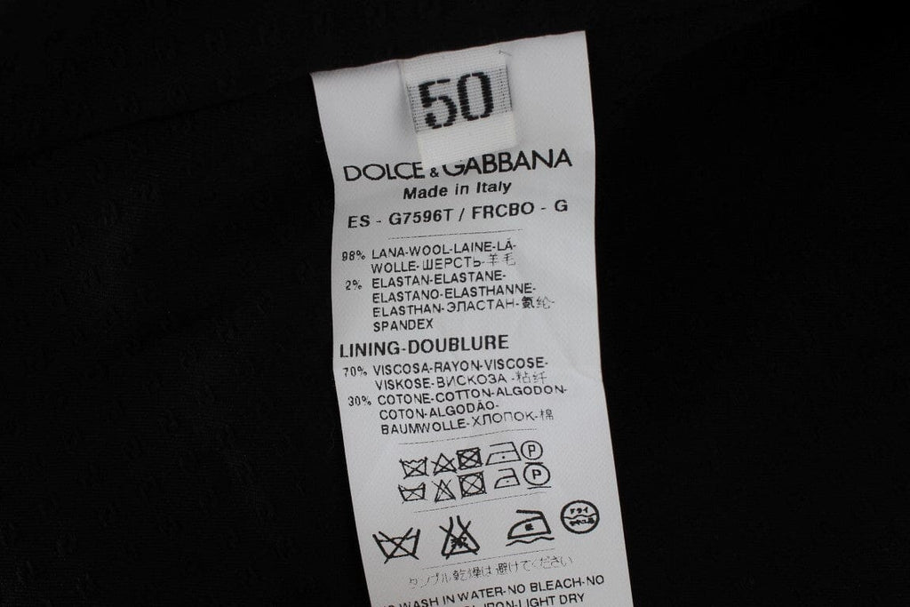 Dolce & Gabbana Gray Striped Formal Vest Dolce & Gabbana 