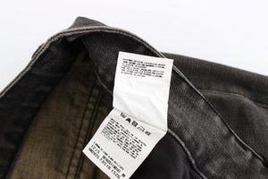 Costume National Gray Wash Regular Cotton Denim Jeans