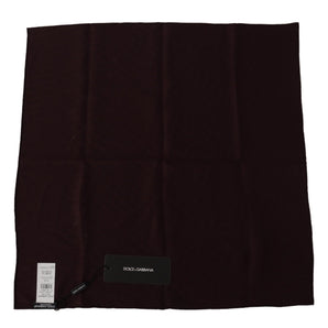 Dolce & Gabbana Elegant Silk Square Men's Scarf