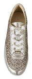 Jimmy Choo Gold Leather Antique Monza Sneakers Jimmy Choo 