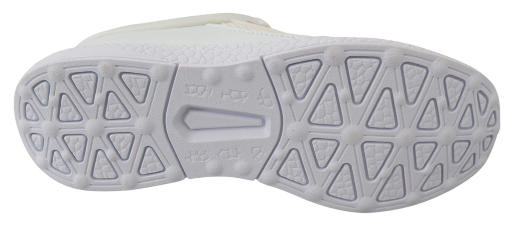 Plein Sport White Polyester Runner Becky Sneakers Shoes Plein Sport 