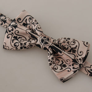 Dolce &amp; Gabbana Elegant Multicolor Silk Bow Tie