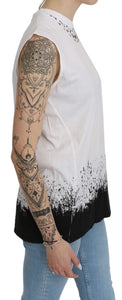 Dsquared² White Sleeveless T-shirt Tank Cotton Top