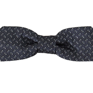 Dolce &amp; Gabbana Elegant Polka Dot Silk Bow Tie