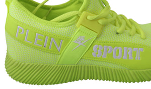 Philipp Plein Green CARTER Logo Hi-Top Sneakers Shoes Philipp Plein 