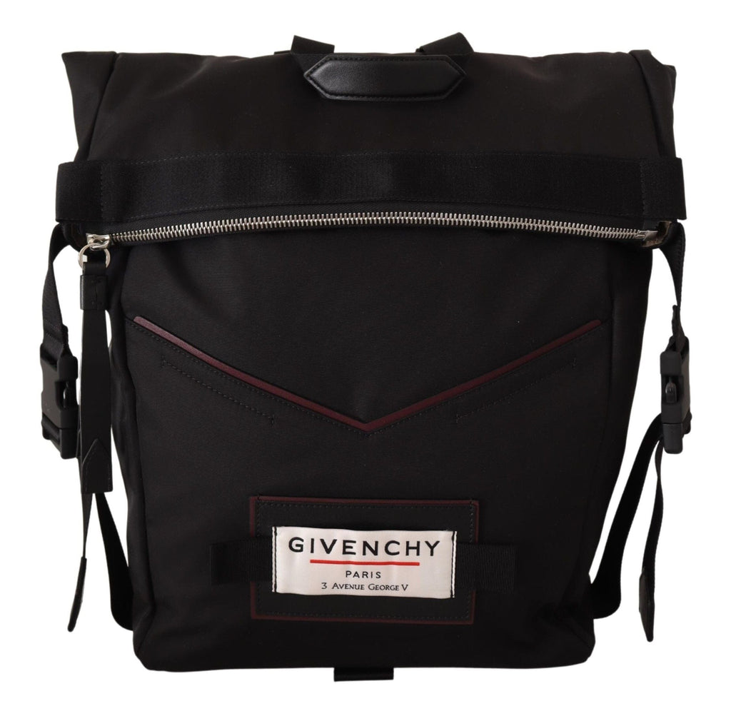 Givenchy Black Fabric Downtown Top Zip Backpack Givenchy 