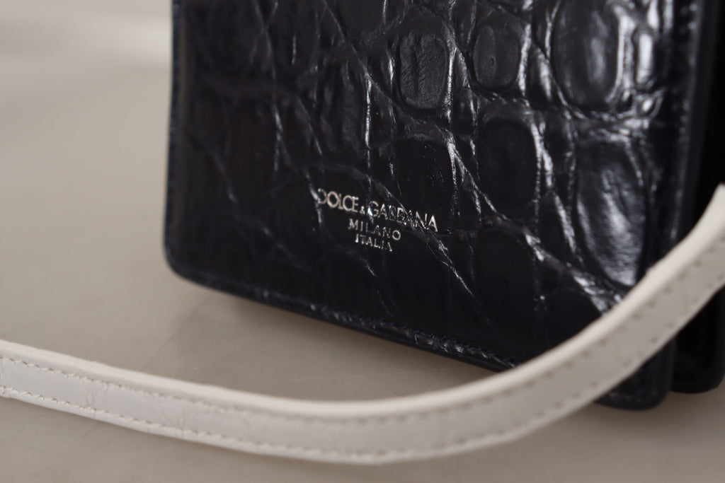 Embossed logo leather card holder - Dolce & Gabbana - Women