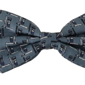 Dolce &amp; Gabbana Elegant Silk Blue Bow Tie