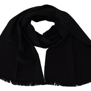 GF Ferre Elegant Wool Scarf with Fringes