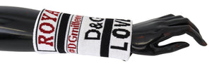 Dolce & Gabbana Multicolor Wool Knit D&G Love Wristband Wrap Dolce & Gabbana 