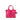 Marc Jacobs The Shiny Crinkle Micro Tote Bolso bandolera de cuero magenta