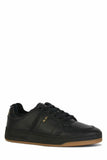 Saint Laurent Black Calf Leather Low Top Sneakers Saint Laurent 