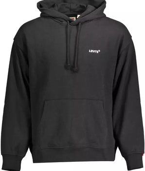 Levi's Black Cotton Sweater, Nahim - Luxury Wardrobe