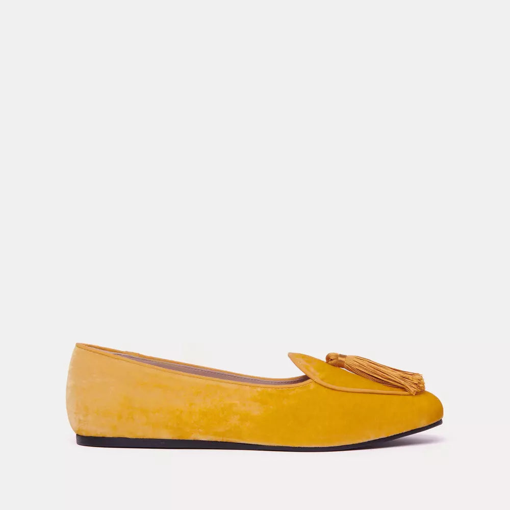 Charles Philip Yellow Leather Loafer, Nahim - Luxury Wardrobe