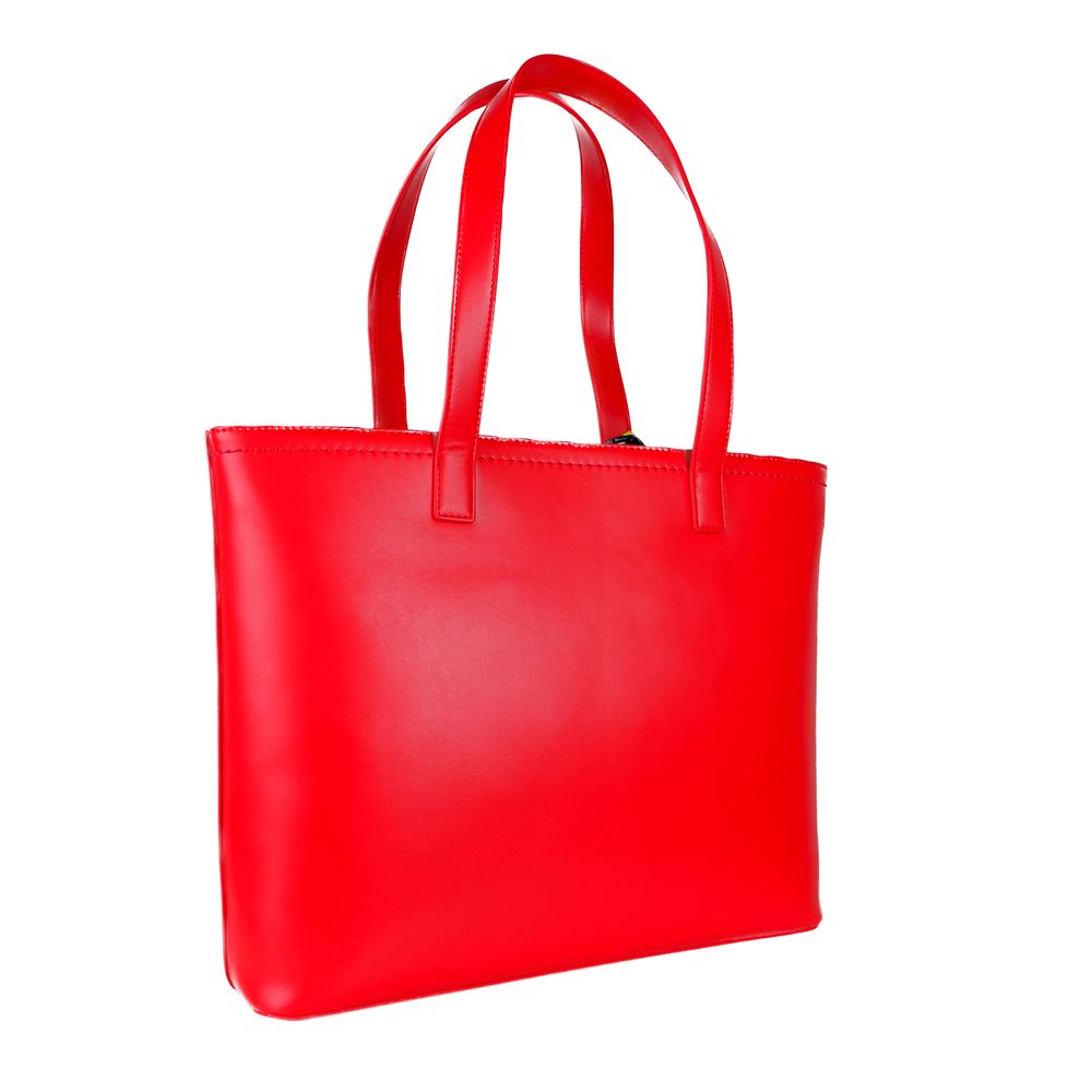 Love Moschino Red Artificial Leather Shoulder Bag