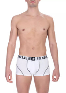 Bikkembergs White Cotton Underwear Bikkembergs 