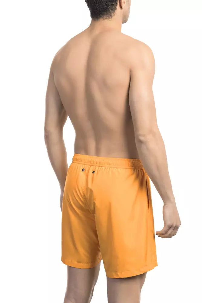 Bikkembergs Orange Polyester Swimwear