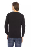 Baldinini Trend Black Wool Sweater