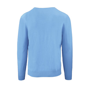 Malo Light Blue Cashmere Sweater Malo 