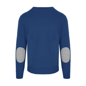 Malo Blue Wool Sweater Malo 