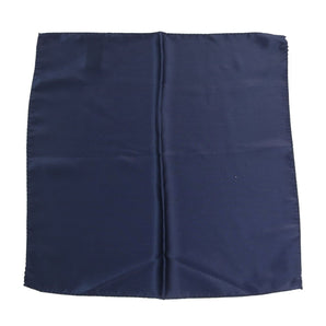 Dolce &amp; Gabbana Elegant Silk Pocket Square in Lustrous Blue