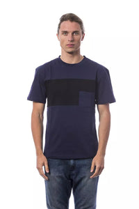 Verri Blue Cotton T-Shirt Verri 