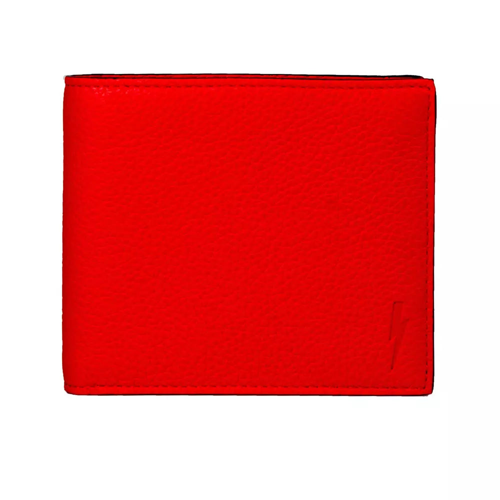 Neil Barrett Red Leather Wallet Neil Barrett 