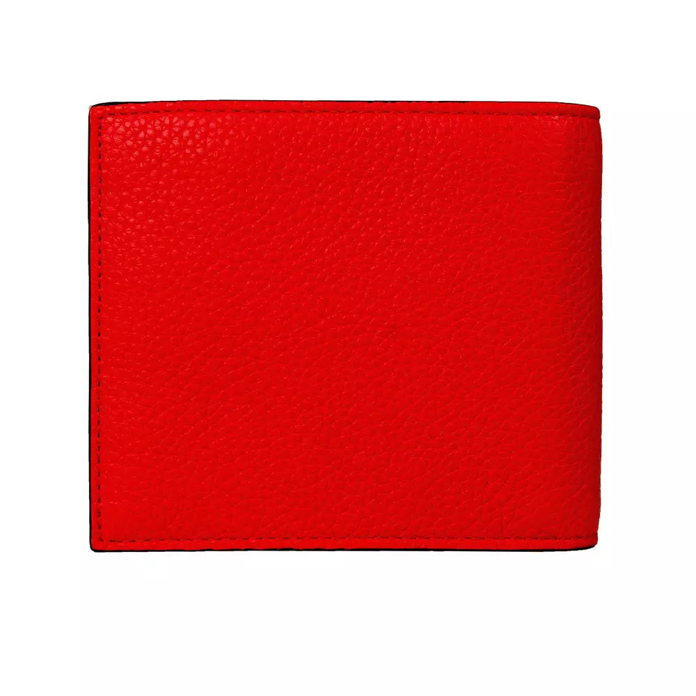 Neil Barrett Red Leather Wallet Neil Barrett 