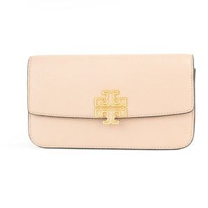 Tory Burch Bolso bandolera tipo cartera Britten pequeño de cuero Meadowsweet con cadena